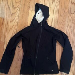 Burton Women's fur lined Black Hooded Jacket